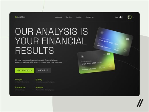 Finance Analytics Homepage