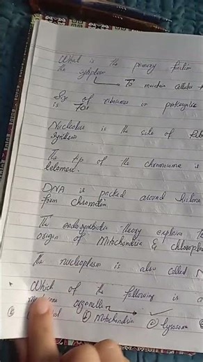 Mcqs of Cell structure and function