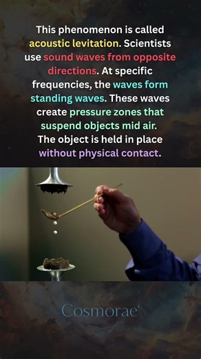Sound Waves Can Hold Objects in Mid Air