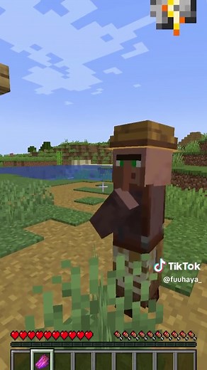 マインクラフト: 最弱アイテムと交換した村人が意外な最強に...