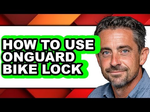 How to Use Onguard Bike Lock (updated)