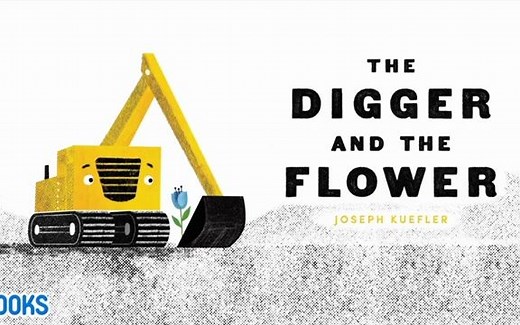 🚧Animated The Digger and the Flower kids books read aloud Trucks