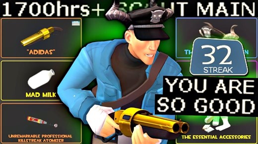 孤行侦查兵🔸 1700  小时主要体验（TF2 游戏玩法）