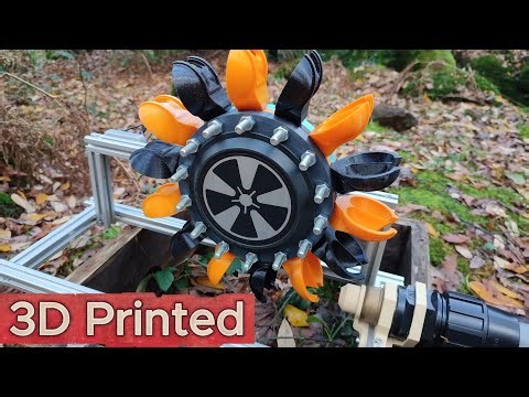 40€ Pelton Hoverboard Hydro Generator First Field Test