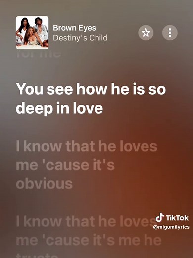 Brown Eyes - Destiny's Child Lyrics and Karaoke