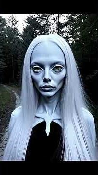 #creativecontent 👽✨ Alien Girl Standing on Earth – A Mysterious Encounter Captured on Camera! ✨👽