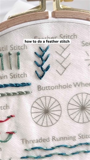 How to Do a Feather Stitch (Beginner Friendly)