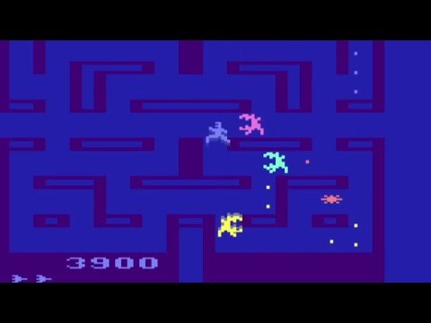 Alien (Atari 2600) Gameplay