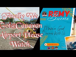 Finally We got in cauayan Airport cauayan isabela please watch @remybueno