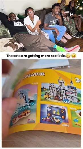 The sets are getting more realistic. 😆