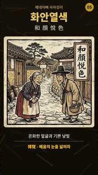 7월 2주차 사자성어 20선 외우는 노래 🎵 절차탁마부터 감은지심까지 #사자성어 #shorts #사자성어 #생활한자 #고사성어