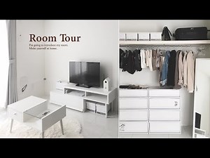 【ルームツアー】1K・シンプリスト一人暮らし女子のシンプル部屋紹介｜ミニマリスト・シンプル収納 社会人 room tour