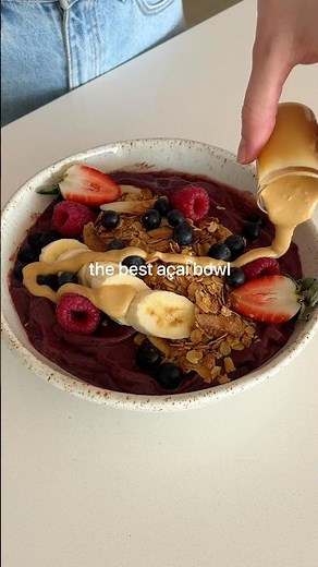 The BEST thick açai bowl recipe! 😍