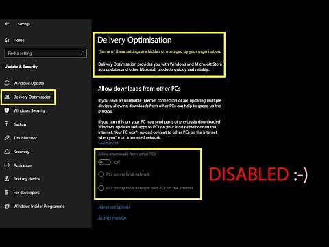 How to Disable Windows Delivery Optimization using GPO