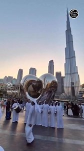 48K views · 1K reactions | Watch: Traditional Emirati dance during Eid celebrations at fountain area, Dubai Mall. Video by: Virendra Saklani/Gulf News | Gulf News | Facebook
