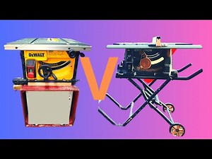 The Best Small Workshop Table Saw: Evolution Rage 5s Vs DeWalt DWE7485