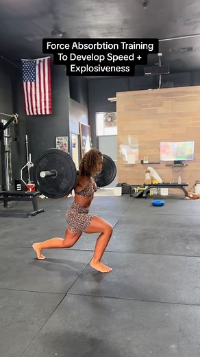 Force Absorbtion 🤌🏾 #speedtraining #athlete #injuryprevention #explosivetraining