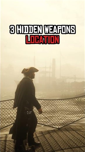 3 Hidden Weapons Location in RDR2 #RDR2 #RedDeadRedemption2 #shorts