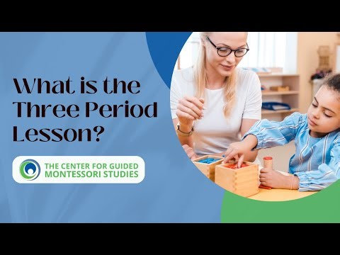 What is the Three Period Lesson? | Montessori Points of Interest