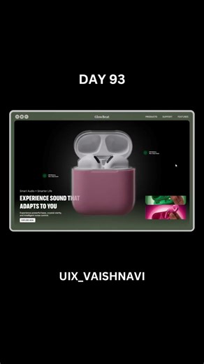 Landing Page Design in Figma | UI Animation | Day 93 UI Challenge 🔥