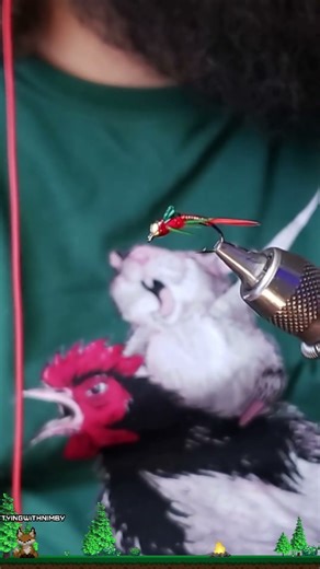 Xmas Green Nymph. Fly Tying with Nimby! Patterns, Techniques and Materials to catch more Trout.