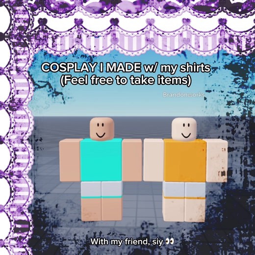 i just wanna show these design for my shirts! These are not personal design and is design made for examples! U are free to use these ones but i will never be giving out codes nor allowing inspo for my personal design !! ^_^ the chud in the video: @siying || #roblox #unstableuniverse #mcyt #wato1876 #spokeishere I also made a group for shirts that i’ll post in the group from now on! I wont be uploading them straight up but will be uploading them on a group from now on!!!