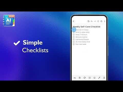 Top Reminder App 2026 🚀 | Notes, Tasks & Checklist in One App