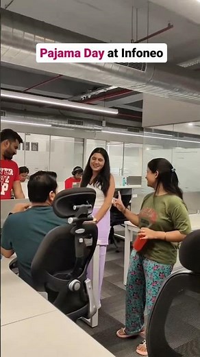 Pajama Day Fun at the Office! #PajamaDay #OfficeFun #Infneons #FunAtWork #comedy #funny #corporate