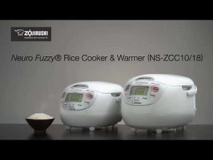 Zojirushi Neuro Fuzzy 10-Cup Rice Cooker and Warmer (Premium White)