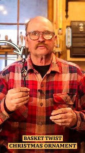 Basket Twist Christmas Ornament🎄 | Black Bear Forge