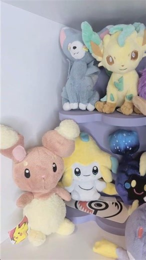 my pokemon plush collection 💜 #pokemon #pokemonplush #collection #plushies