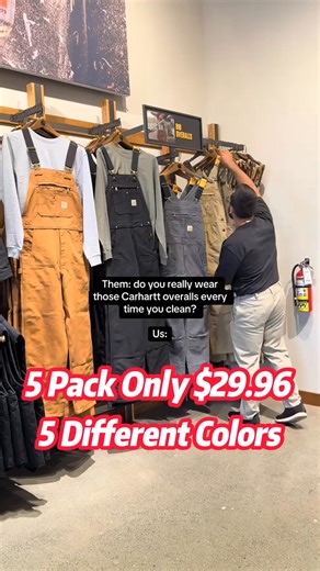 🔥 CARHARTT DENIM BIB OVERALLS: Your Ultimate On-the-Job Companion! 🔥 Tired of compromised mobility and scattered tools? Ready to experience workwear engineered for REAL work? Meet the Carhartt Men's Denim Bib Overalls - where legendary durability meets intelligent design. Built to keep you protected, organized, and moving freely through the toughest workdays. 🛠️ UNMATCHED UTILITY & COMFORT: ✅ ADJUSTABLE STRAP SYSTEM • Customizable fit for all body types • Cross-back design for optimal weight 