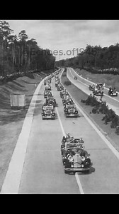 WWII German Motorcade on the Autobahn | Historical Footage