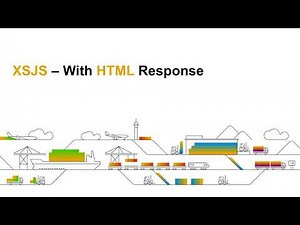 [DEPRECATED] - SAP HANA Extended Application Services (XS) 5/11: XSJS with HTML Response