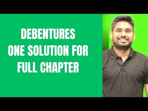 Issue of debentures all in one practical question || One questions all solutions