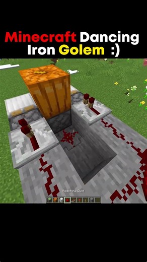 Minecraft Dancing Iron Golem😱