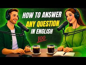 How to Answer Any Question in English Confidently | English Speaking Practice For Beginners