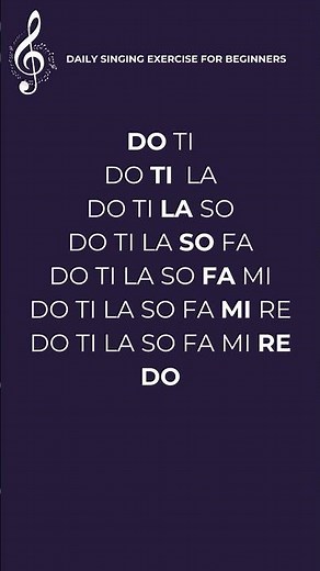 Intervals vocal training for singers (solfege) #youtubeshorts #singinglessons #eartraining