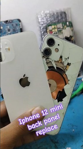 iPhone 12 Mini Back Panel Replace || Iphone 12 Broken 💔 back glass Cheng #iphone12 #sadikmobile #