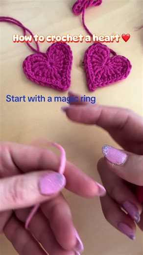 How to Crochet a Simple Heart