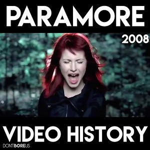 Paramore video history via: Don't Bore Us | Paramore World