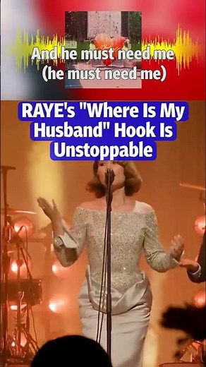 🎤 RAYE's Where Is My Husband Hook Is Unstoppable