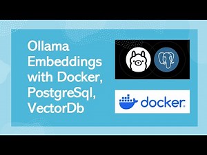 Ollama Embeddings using Docker | PostgreSQL | VectorDb