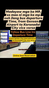 6.9K views · 32 reactions | YBL bus Departure Time from General Santos City International Airport to Koronadal City vice versa #MindanaoPhotography2024 #MindanaoPhotography #Onemindanao | Mindanao Photography | Facebook