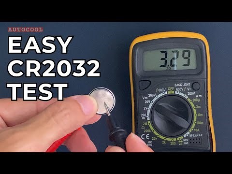 How to Test a CR2032 Battery with a Multimeter