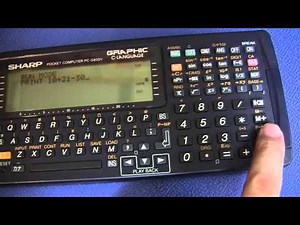 Sharp Pocket computer PC-G850V シャープポケットコンピューター