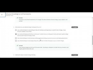 Test your knowledge on UX frameworks | Coursera quiz answer | Coursera free | week-2 quiz on Coursea