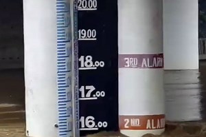 WATCH: Marikina River water level rises, first alarm raised | ABS-CBN News