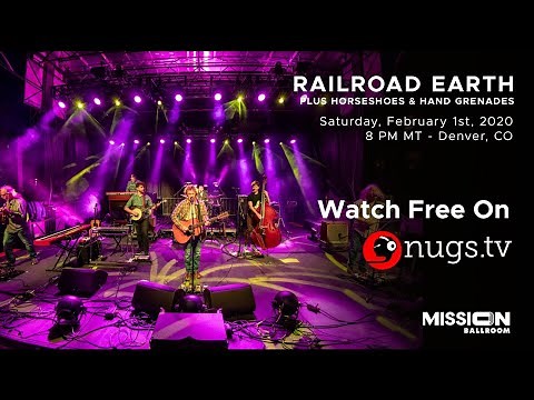 Railroad Earth Live at Mission Ballroom Denver, CO 2/1/20