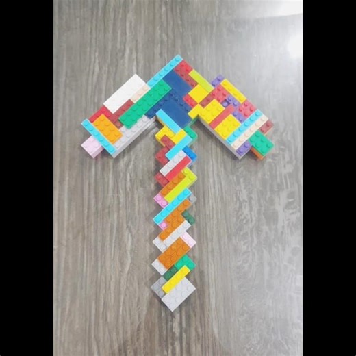 Lego minecraft pickaxe. #lego #blocks #shorts